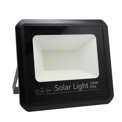 China Garden 100w CE RoHS solar flood light led flood light for garden for sale