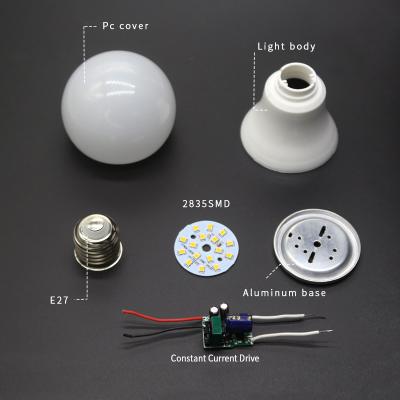 China OEM ODM Canton price best residential high power 18w saa skd led bulb housing parts for sale