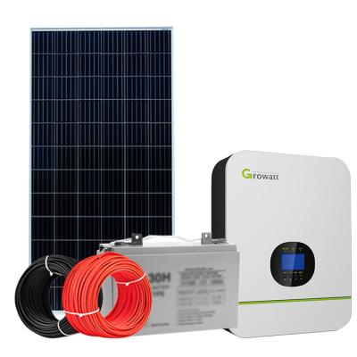 China Home Solar Off-Grid System 1200W Solar Panels Gel Solar Battery Systems For Home for sale