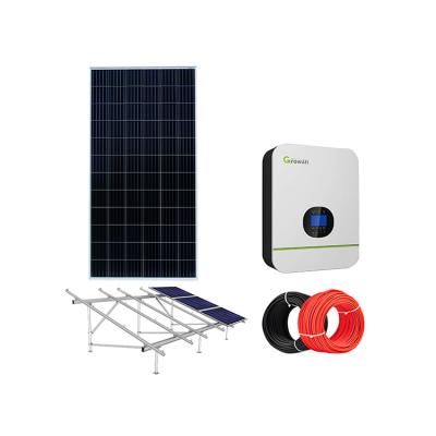 China Home Storage Home On-Grid Solar System 5Kw 10Kw 15Kw 20Kw Solar System for sale