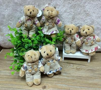 China 2016 new design factory stuffed plush toy teddy bear teddy bear bouquet eco-friendly toy keychains for sale