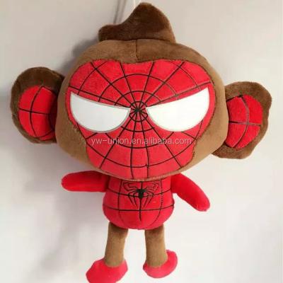 China 2016 hot sale cartoon toy 100%pp cute superhero plush toy paded for sale