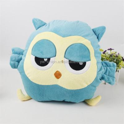 China New Plush Design Stuffed Plush Owl /furry Owl Hand Warmer for sale