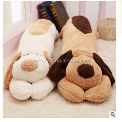 China New arrival kawaii customized dog shape pillow big plush dog toys eco-friendly sit for sale