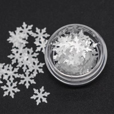 China High Quality Heat-resistance Cosmetic Chunky Nail Snowflake Shaped Bio Glitter Degradable for sale