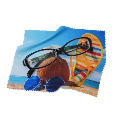 China Viable Digital Printing Eve Glass Cleaning Microfiber Cloths for sale