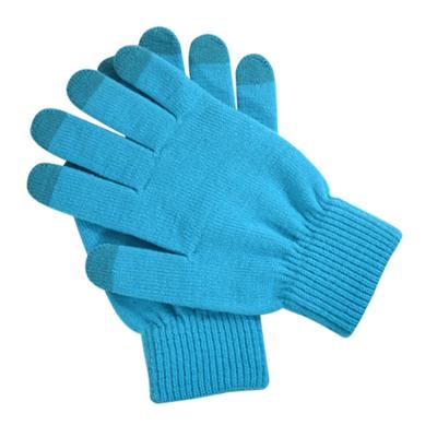 China 2016 new design fashion sale winter red warm lycra touch screen smart gloves for sale