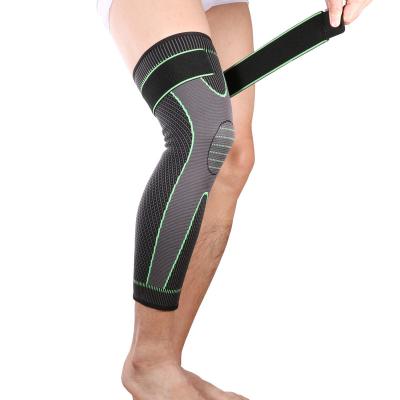 China Wholesale Factory Price Safety Adjustable Breathable Elastic Fitness Breathable High Elastic Avoid Injury Knee Pad For Sports for sale