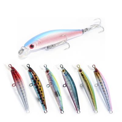 China New ABS 50mm 2g 2.5g mini wobbler minnow ST50 hard plastic fishing sinker jerkbait for sale