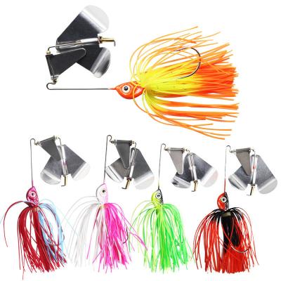 China Fishing Lure Jigs Vibrate Jigs Buzzbait Chatterbait Artificial Bait Weedless Flipping Bladed Freshwater SPBT-002 for sale