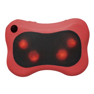 China 3D Body Kneading Shaitsu Fabric Massage Pillow With Heat And AC Adapter For Home for sale