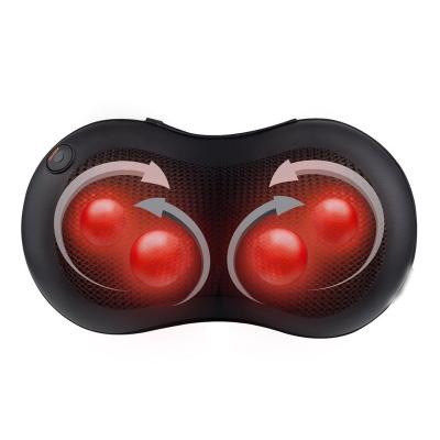 China Popular Back Neck Head Massager Body Massager Shiatsu Body Massager Rolling Kneading Pillow for sale