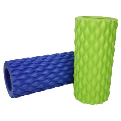 China Hot Sale Body Vibration Foam Roller EVA Back Massage For Deep Muscle Cloth for sale