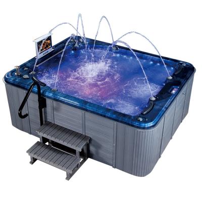 China Outdoor spa acrylic air massage hot tub for sale