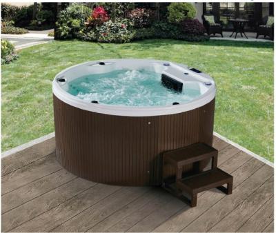 China 5 seats round hot tub acrylic material jet massage party spa tub for sale