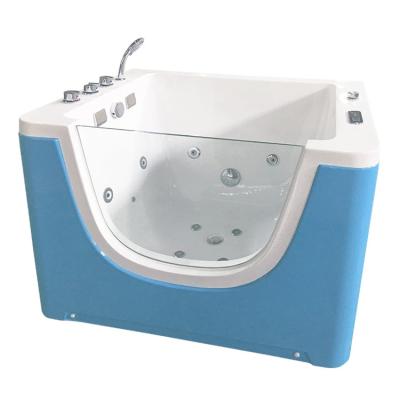 China 1100mm blue Acrylic Massage Bathtub new baby spa bath tub bathtub zu verkaufen