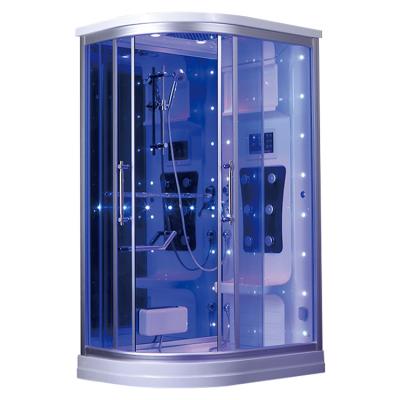 China tempered glass door combo shower steam room for sale