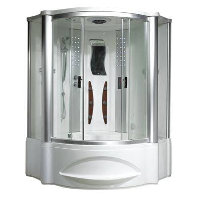 China luxury white color 2 person steam shower room with bathtub for sale