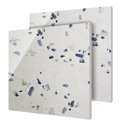 China 600x600 Terrazzo polished porcelain floor tiles for sale