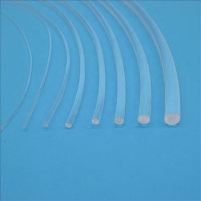 China 100m/Roll X PMMA Supper Core Side Glow Fiber Optic Solid 1.5~14mm Bright Clear Clear Fiber Optic Cable For Swimming Pool for sale