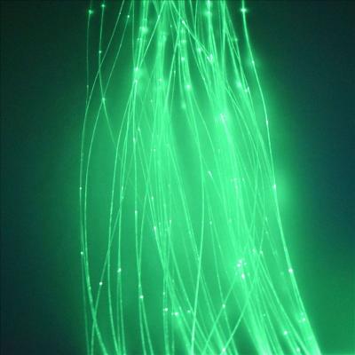 China 50PCSX 1.5mm x 2 Meter PMMA Shimmer Flash Point Glow PMMA Plastic Fiber Optic Cable For Lighting Home Decoration for sale