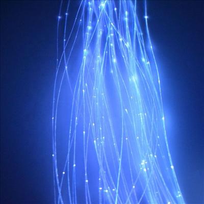 China PMMA 50~500PCS X 0.75mm x 2 Meter Shimmer Flash Point Glow PMMA Plastic Fiber Optic Cable For Decorative Lighting for sale