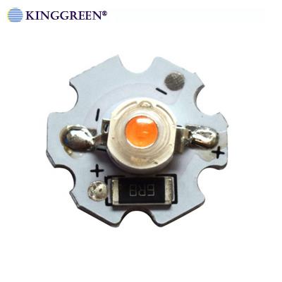 China INGAN Intense Brightness DC5V 1W3W High Power LED With 20mm Aluminum PCB Yellow Green Blue Red Cool White Nature White Warm White for sale