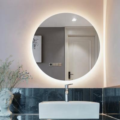 China OEM Concise Price Concise Style Good Price Bright Modern Simple Bright Smart Bathroom Led Round Mirror for sale