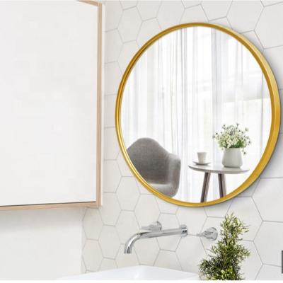 China Gold Minimalist Round Buy Large Mirror Bedroom Living Room Accent Mirror Manufacturer Custom WALL MIRRORS for sale