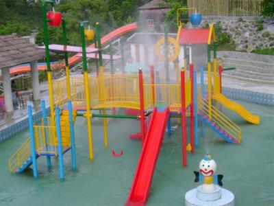 China Outdoor Kids Water Playground With Water slide and water toys for outdoor water park for sale