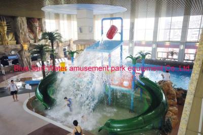 China Water World Park Indoor Children Water Playground With Water Fall 8 * 4 * 6m for sale