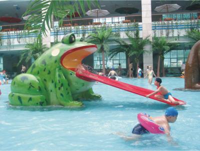 China Frosch-Art-Pool-Wasserrutsche-Kinderfaser-Glas-Wasser-Spielwaren zu verkaufen