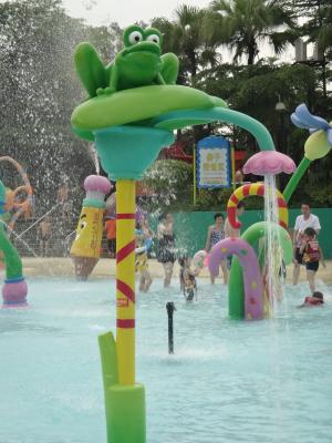 China Water Rider And Water Toys Spray Park Equipment Fiber Glass Water Spray play / Aqua Play for sale