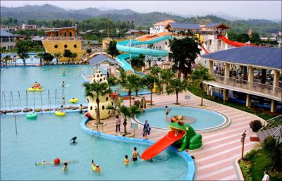 China Riesiger Wasser-Park-Ausrüstungen Aquasplash-Wasser-Park mit Swimmingpool zu verkaufen