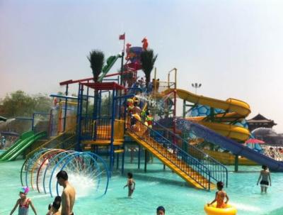 China Kundengebundene Wasser-Park-Ausrüstungen Wasserrutsche, Wasser-Haus, Wasser-Spielwaren zu verkaufen