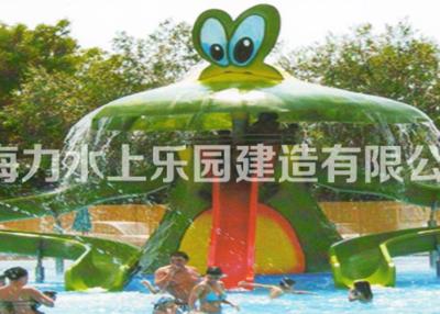 China Swimming Pool Small Water Slide With 3 Llines Slide For Kids Play for sale