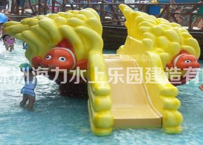 China Flying Fish Style High Speed Water Slide , Pool Water Park Water Slides for sale