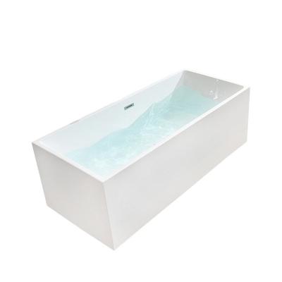 China New Design Hot Sale Hotel Freestanding Acrylic Bathtub Solid Outdoor Indoor Bathtubs Soaking Bathroom for sale