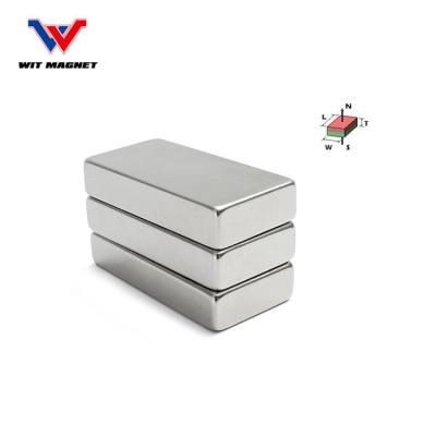 China Industrial magnet block/neodymium rectangular strong magnets 50x25x12mm N52 for sale