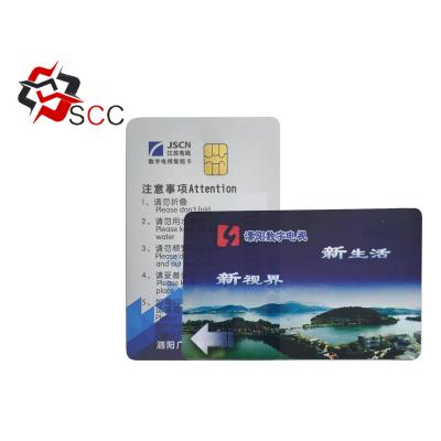 China ISO7816 6PIN/8PIN SLE4442 Touch Waterproof/Waterproof Factory Supplying Smart Card for sale