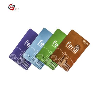 China Hot-selling Waterproof/Waterproof NFC Smart Card Smart Card NFC Bus Ticket Contactless Card For Public Transportation for sale