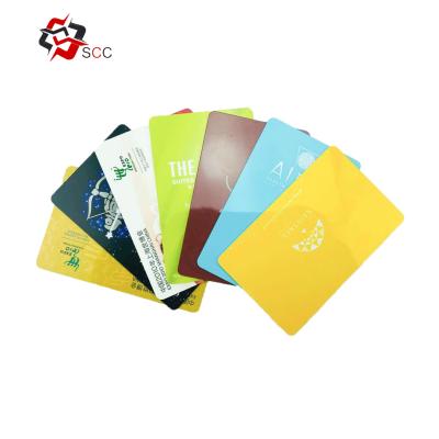 China Customized printable contactless waterproof / waterproof nfc ticket card for sale