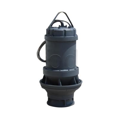 China Drinking water treatment sea water high pressure marine dredge mixing turbine axial flow electric submersible water pump for sale