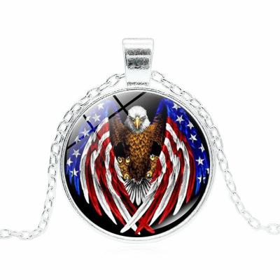 China USA Set 3 High Quality Unite States Of America Eagle Necklace for sale