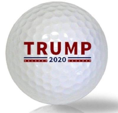 China Custom white outdoor and outdoor practice indoor putt mni golf balls, 2020 red trump golf ball for sale