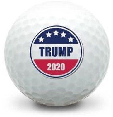 China Custom Rubber + Surlyn 2020 White Golf Balls, NEW Design Keep America's Great Golf Ball, OEM Welcome! for sale