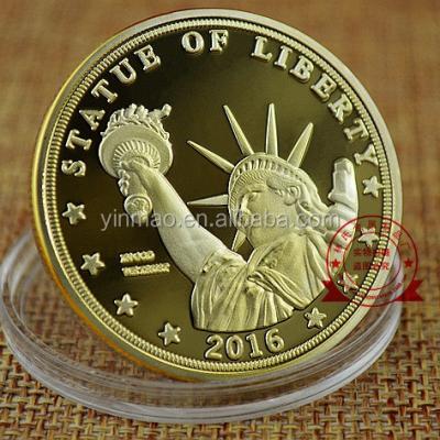 China USA TRUMP Coin in God We Believe Unite America State Liberty Metal Coins for sale