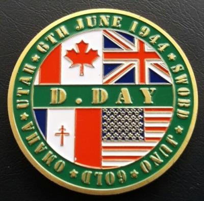 China Europe Airborne Division 82nd D-DAY Military Challenge Coins for sale