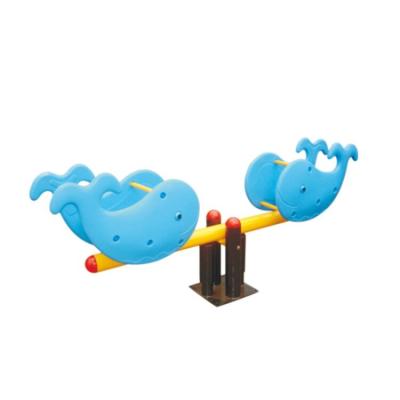 China Theme Park Animal Shaped Kids Plastic Seesaw Kids Outdoor Playground Equipment Kindergarten Kindergarten School Play Set for sale