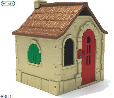 China 3-12years Children Plastic Small Kids Log Cabin House for sale